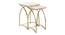 Brisbane Nesting Table - Set of 2 (Golden, Golden Finish) by Urban Ladder - Cross View Design 1 - 464519