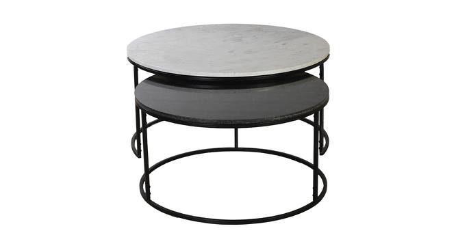 Americus Nesting Coffee Table - Set of 2 (Black, Black Finish) by Urban Ladder - Cross View Design 1 - 464525