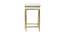 Brisbane Nesting Table - Set of 2 (Golden, Golden Finish) by Urban Ladder - Design 1 Side View - 464534