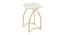 Brisbane Nesting Table - Set of 2 (Golden, Golden Finish) by Urban Ladder - Rear View Design 1 - 464549