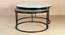 Americus Nesting Coffee Table - Set of 2 (Black, Black Finish) by Urban Ladder - Rear View Design 1 - 464555