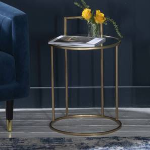 claymint Meylon Metal Side Table in Golden Golden Finish-picture-13