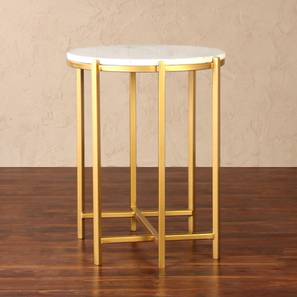 claymint Levin Metal Side Table in Golden Golden Finish-picture-13