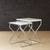 Melbourne nesting table set of 2 chrome lp