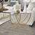 Lugo nesting table set of 2gold lp