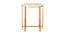 Levin Side Table (Golden, Golden Finish) by Urban Ladder - Front View Design 1 - 464604