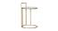 Meylon Side Table (Golden, Golden Finish) by Urban Ladder - Cross View Design 1 - 464616