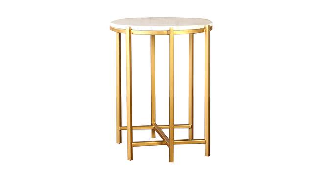 Levin Side Table (Golden, Golden Finish) by Urban Ladder - Cross View Design 1 - 464618