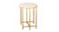 Levin Side Table (Golden, Golden Finish) by Urban Ladder - Design 1 Side View - 464632