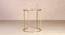 Meylon Side Table (Golden, Golden Finish) by Urban Ladder - Rear View Design 1 - 464644