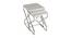 Melbourne Nesting Table - Set of 2 (Chrome, Shinny Finish) by Urban Ladder - Rear View Design 1 - 464649