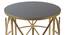 Melzo End Table (Gold, Black Finish) by Urban Ladder - Rear View Design 1 - 464650
