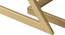 Nowra Nesting Table - Set of 2 (Gold, Clear Finish) by Urban Ladder - Rear View Design 1 - 464653