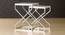 Melbourne Nesting Table - Set of 2 (Chrome, Shinny Finish) by Urban Ladder - Design 1 Close View - 464662