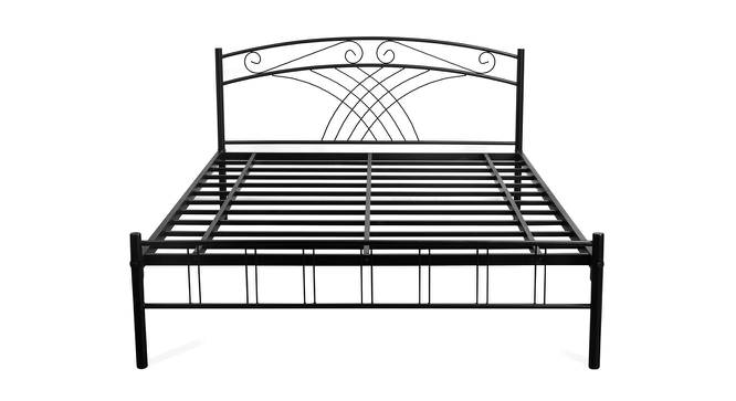 Ace Bed (Black, King Bed Size) by Urban Ladder - Front View Design 1 - 465571