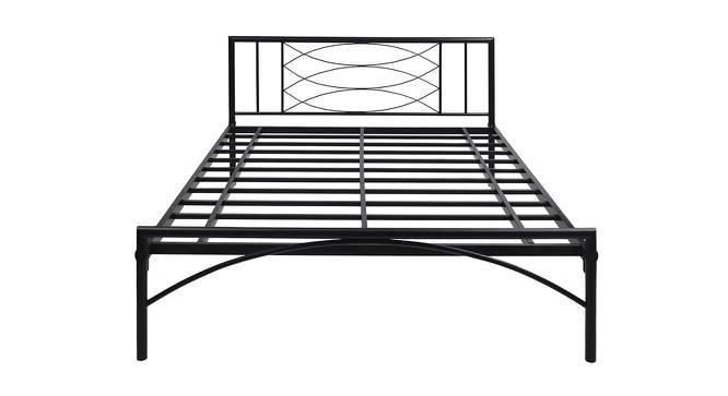 Blake Bed (Black, Queen Bed Size) by Urban Ladder - Front View Design 1 - 465572