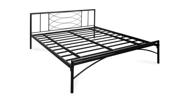 Farro Bed (Black, King Bed Size) by Urban Ladder - Cross View Design 1 - 465588