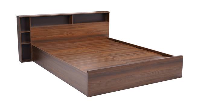 Matera  Storage Bed (King Bed Size, Classic Walnut) by Urban Ladder - Cross View Design 1 - 465590