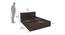 Anthony Bed (Queen Bed Size, Wenge) by Urban Ladder - Design 1 Dimension - 465638