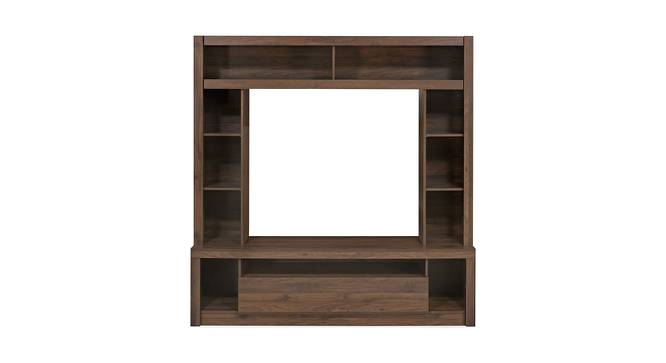 Hank Wall Unit (Matte Finish, Brown & Wenge) by Urban Ladder - Front View Design 1 - 465669
