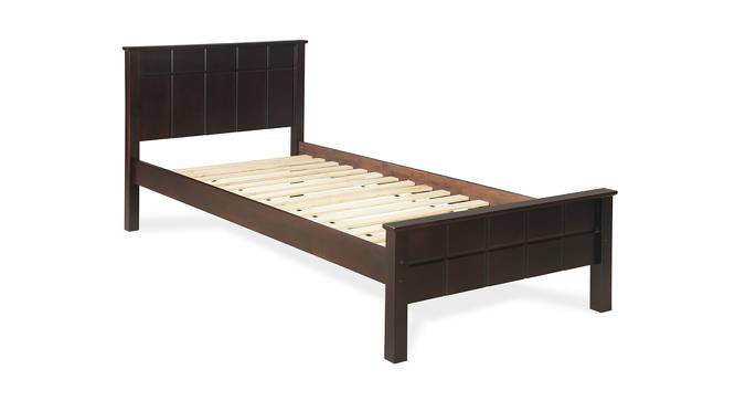Kayla Bed (Single Bed Size, Espresso) by Urban Ladder - Cross View Design 1 - 465686