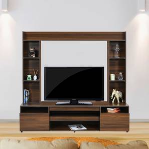 Tv Consoles Design Walton Engineered Wood Free Standing TV Unit in Melamine Finish