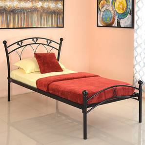 Car Bed Design Santana Bed (Black, Single Bed Size)