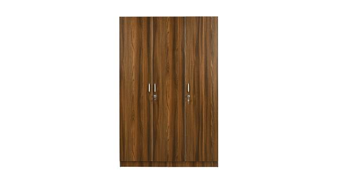 Percy 3 Door Wardrobe (Brown & Classic Walnut) by Urban Ladder - Front View Design 1 - 465774