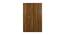 Percy 3 Door Wardrobe (Brown & Classic Walnut) by Urban Ladder - Front View Design 1 - 465774