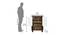 Oliver Shoe Rack (Brown & White) by Urban Ladder - Design 1 Dimension - 465824