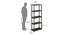 Tucker Display Shelf (Matte Finish, Brown & Walnut) by Urban Ladder - Design 1 Dimension - 465870