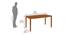 Toby 6 Seater Dining Set (Brown, Matte Finish) by Urban Ladder - Design 1 Dimension - 465872