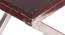 Marvel Side Table (Ss Polish & Matte Walnut, Ss Polish & Matte Walnut Finish) by Urban Ladder - Design 1 Top View - 465940