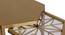 Magnolia Side Table - Set of 2 (Gold, Antique Brass Finish) by Urban Ladder - Design 1 Close View - 465947
