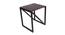 Pauline Side Table (Black Matte & Matte Walnut, Black Matte & Matte Walnut Finish) by Urban Ladder - Cross View Design 1 - 465988