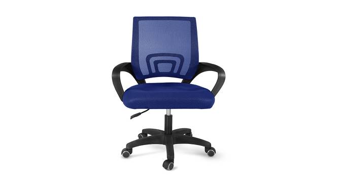 Andros Executive Chair (Blue) by Urban Ladder - Front View Design 1 - 466081
