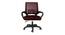 Andros Executive Chair (Burgandy) by Urban Ladder - Front View Design 1 - 466083