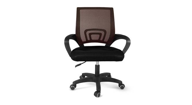 Andros Executive Chair (Black & Brown) by Urban Ladder - Front View Design 1 - 466090