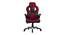 Baltra Gaming Chair (Black & Maroon) by Urban Ladder - Front View Design 1 - 466097