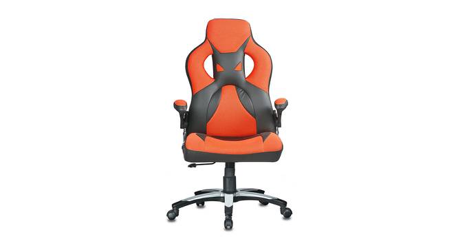 Baltra Gaming Chair (Black & Orange) by Urban Ladder - Front View Design 1 - 466098