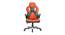 Baltra Gaming Chair (Black & Orange) by Urban Ladder - Front View Design 1 - 466098