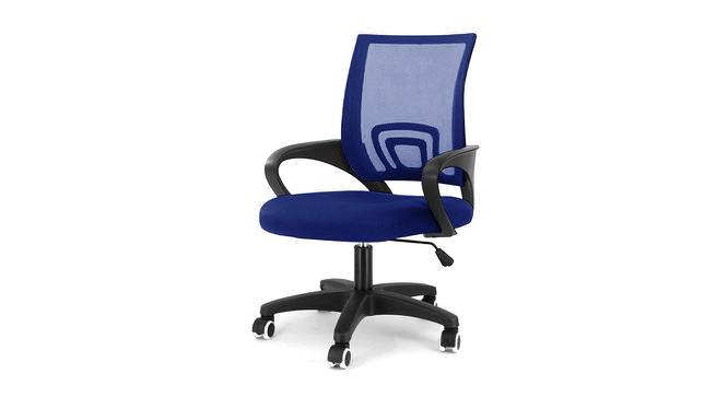 Andros Executive Chair (Blue) by Urban Ladder - Cross View Design 1 - 466102