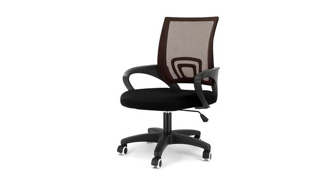 Andros Executive Chair (Black & Brown) by Urban Ladder - Cross View Design 1 - 466111