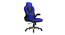 Baltra Gaming Chair (Black & Blue) by Urban Ladder - Cross View Design 1 - 466116