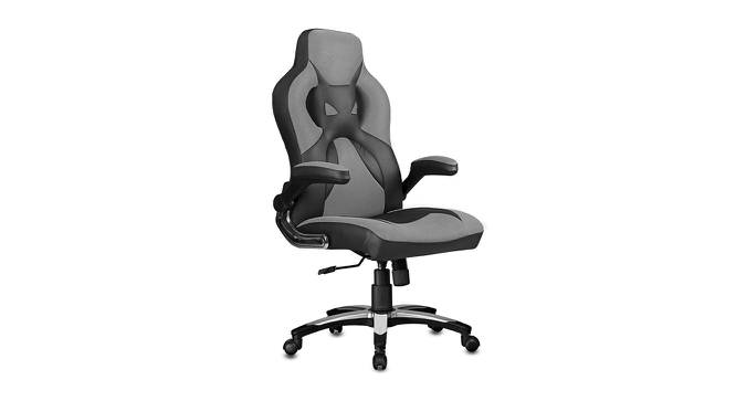 Baltra Gaming Chair (Black & Grey) by Urban Ladder - Cross View Design 1 - 466117