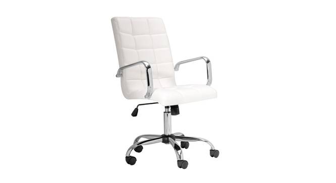 Easter Office Chair (White) by Urban Ladder - Front View Design 1 - 466195