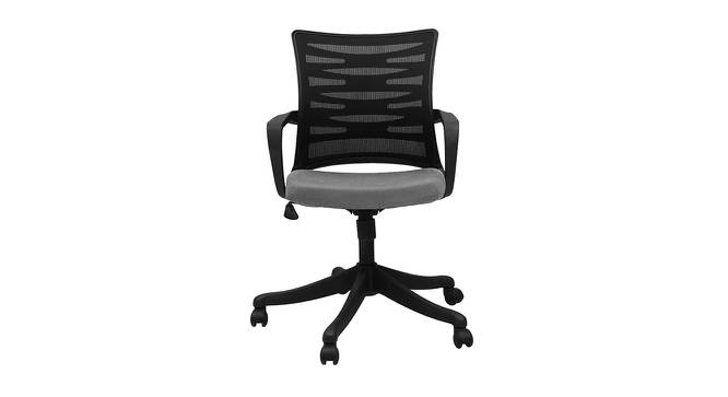 Caledonia Office Chair (Black & Grey) by Urban Ladder - Front View Design 1 - 466202
