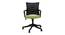 Belep Office Chair (Black & Light Green) by Urban Ladder - Front View Design 1 - 466203