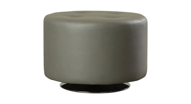 Domani Revolving Ottoman (Grey) by Urban Ladder - Front View Design 1 - 466206
