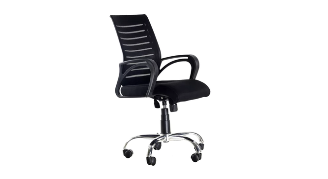 Belcher Office Chair (Black) by Urban Ladder - Cross View Design 1 - 466209